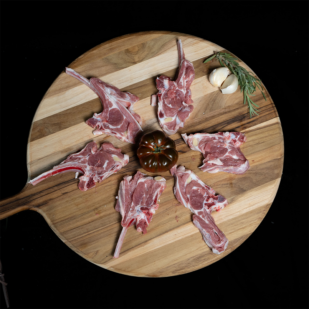 Chuletas de cordero lechal