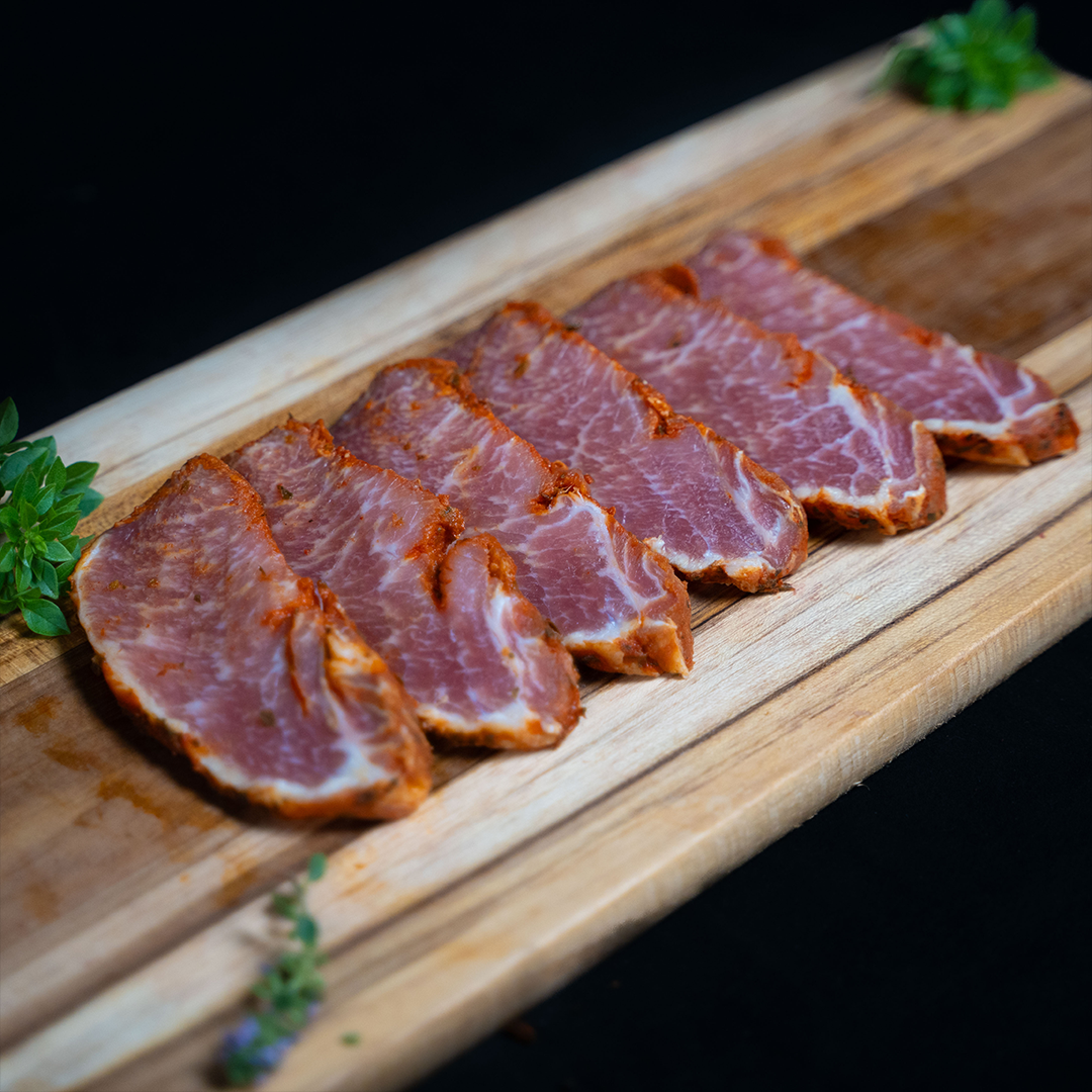 Cinta de lomo de cerdo ibérico adobada