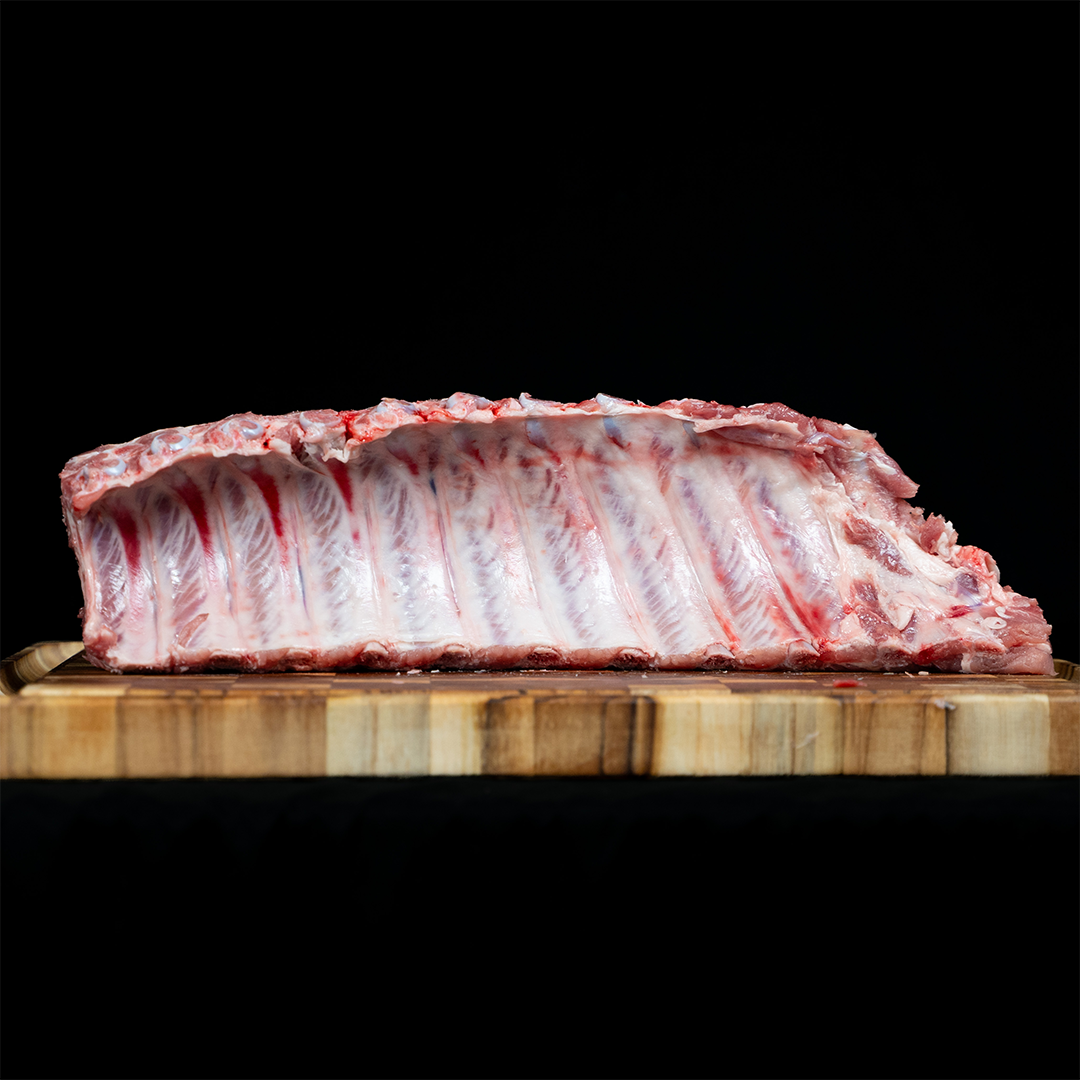 Tira de costillas de cerdo