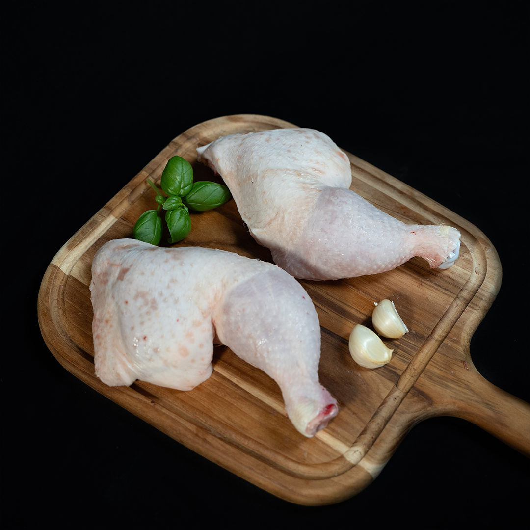 Cuartos traseros de pollo