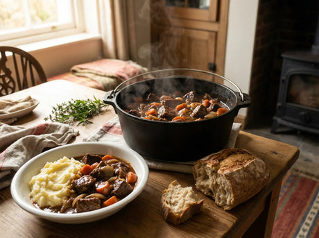 Estofado de ternera a la cerveza negra con carne de Terra Carnicerías