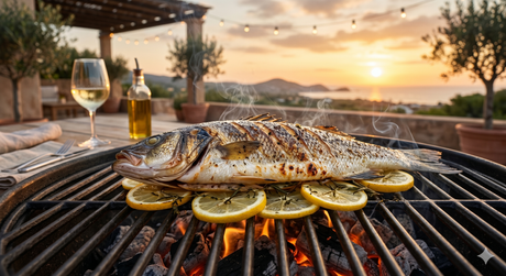 Usa una base de limón en la parrilla para cocinar pescado a la barbacoa sin que se pegue