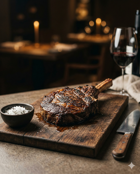 Mesa Atlántica: el “chuletón con acento a mar” que pone a Madrid a hablar de maduración (y de umami)