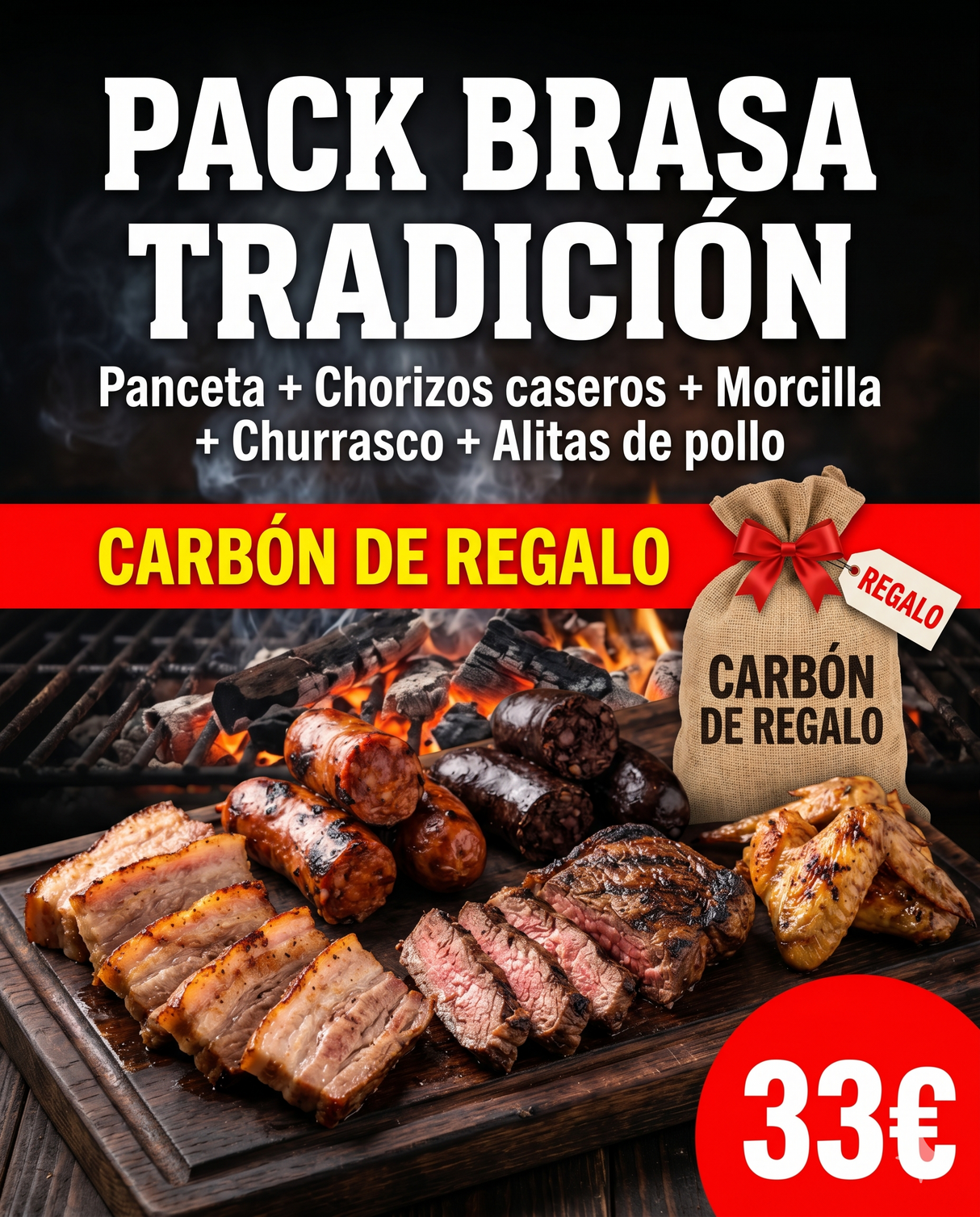 Pack Brasa Tradición